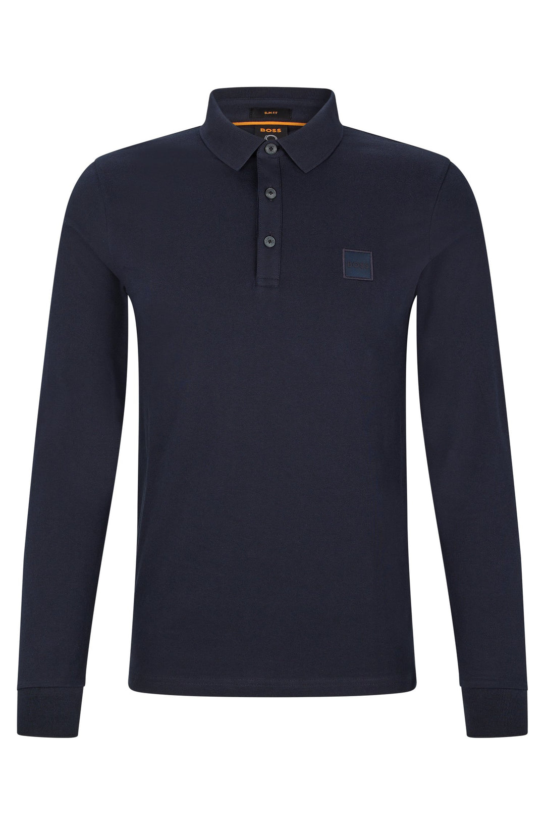 BOSS Slim Fit Polos in cotton mix - PASSERBY 10242645 01-50472681- Concorde Fashion#color_navy-404