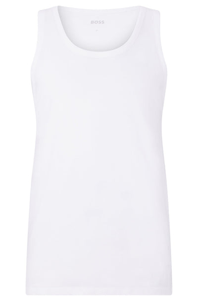 BOSS Regular Fit Trank Tops in cotton - TANKTOP 3P CLASSIC 10243514 01-50475278- Concorde Fashion#color_white-100