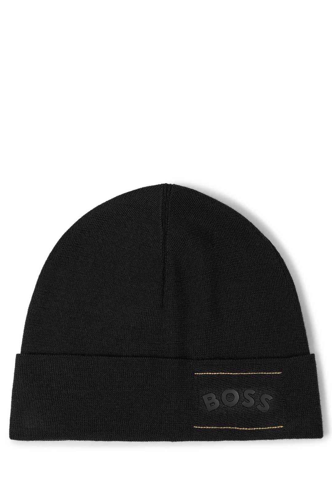 BOSS  Hats in Wool Mix - ARIDE_BEANIE 10243590 01-50475510- Concorde Fashion#color_black-001