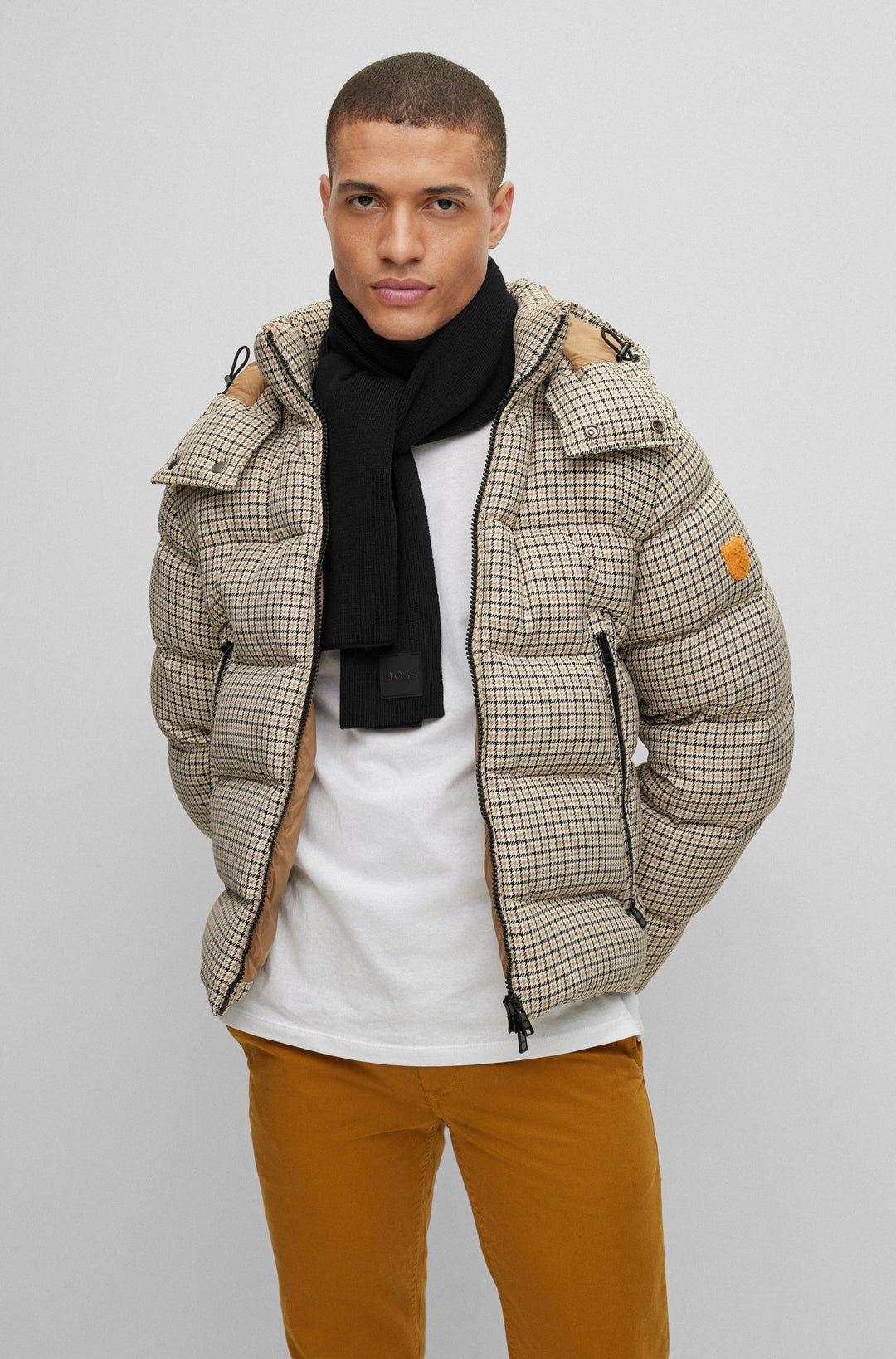 BOSS  Scarves in Wool Mix - FOXON-1 10243961 01-50476437- Concorde Fashion#color_black-001