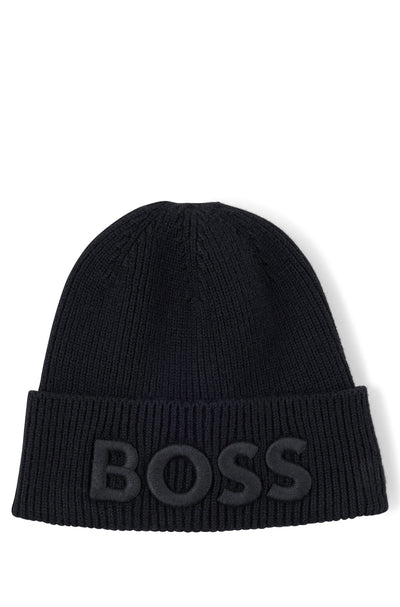 BOSS  Hats in cotton mix - AFOX-1 10243963 01-50476440- Concorde Fashion#color_black-001