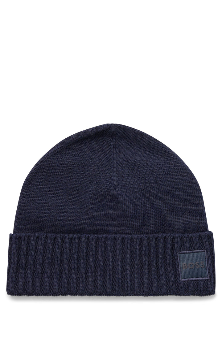 BOSS  Hats in Wool Mix - KAIOS 10243971 01-50476453- Concorde Fashion#color_navy-404