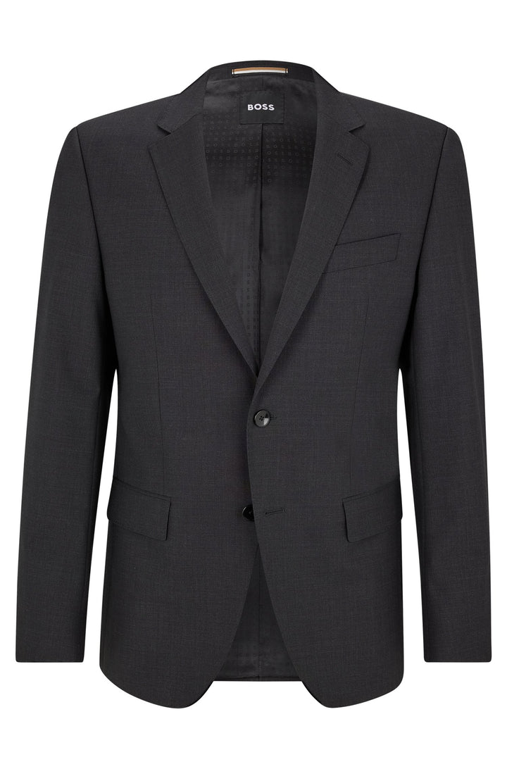 BOSS Slim Fit Formal Jacket in Wool Mix - H-HUGE-MM-224 10245120 01-50479994- Concorde Fashion#color_grey-021