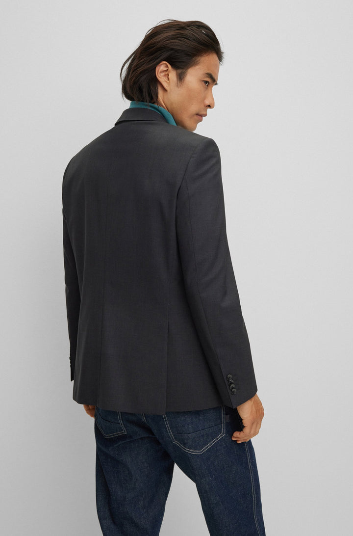 BOSS Slim Fit Formal Jacket in Wool Mix - H-HUGE-MM-224 10245120 01-50479994- Concorde Fashion#color_grey-021