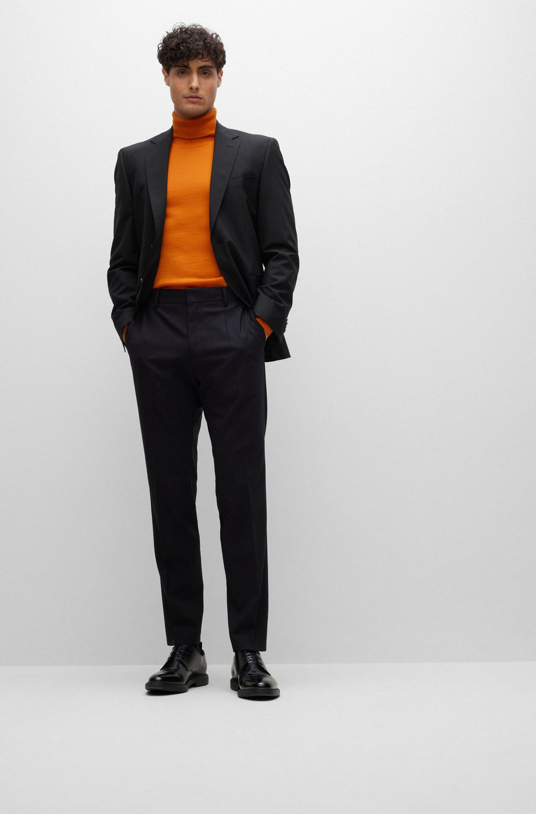 BOSS Regular Fit Blazers in Wool Mix - H-JECKSON-MM-224 10245120 01-50479996- Concorde Fashion#color_black-001