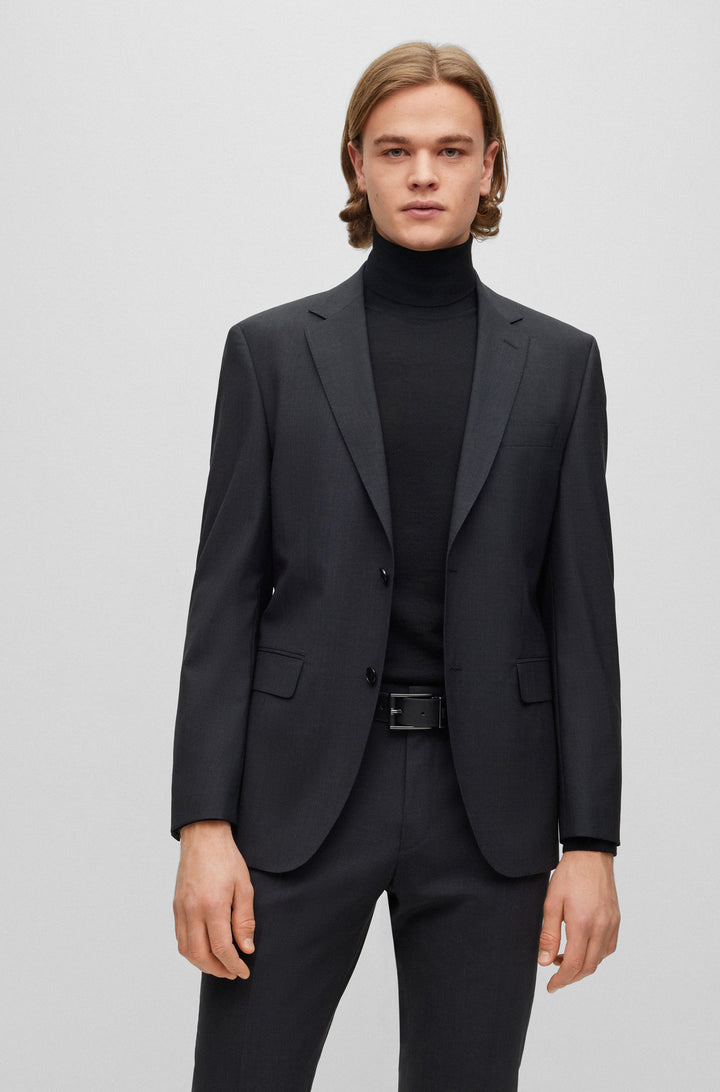 BOSS Regular Fit Blazers in Wool Mix - H-JECKSON-MM-224 10245120 01-50479996- Concorde Fashion#color_grey-021