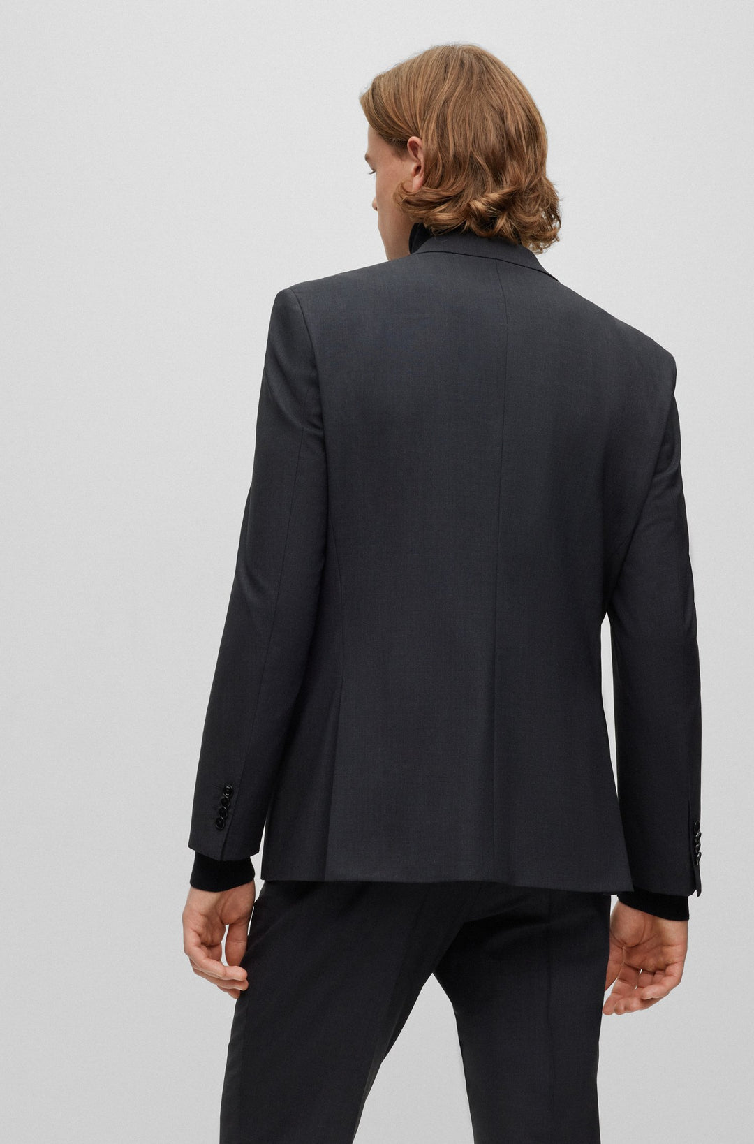 BOSS Regular Fit Blazers in Wool Mix - H-JECKSON-MM-224 10245120 01-50479996- Concorde Fashion#color_grey-021