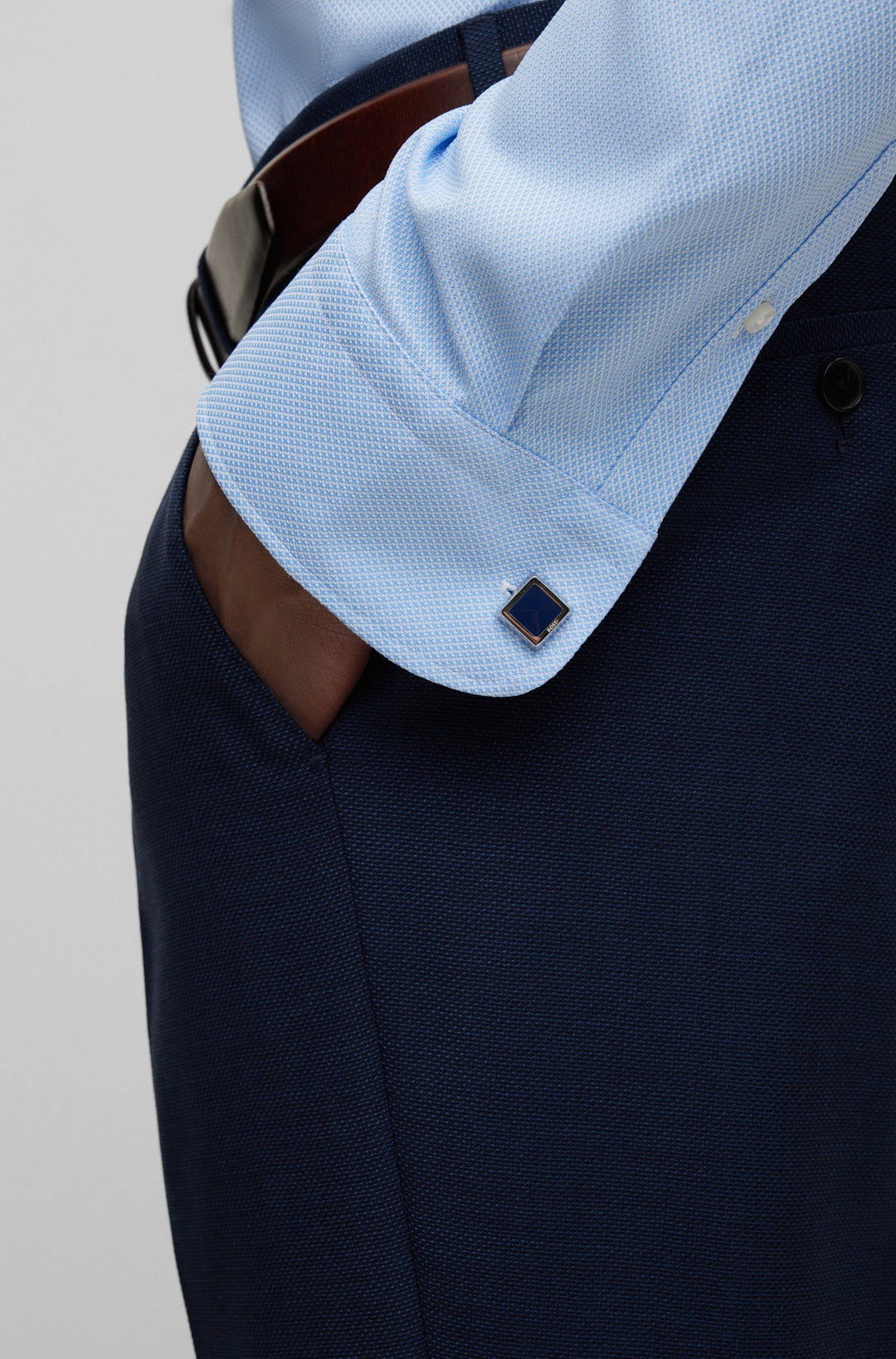 BOSS  Cufflinks in Brass - FRANZISKO 10245410 01-50479939- Concorde Fashion#color_navy-410