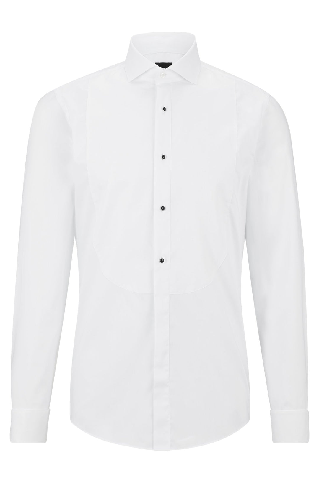 BOSS Slim Fit Formal Shirts in cotton - H-HANK-TUX3-DC-224 10245425 01-50480070- Concorde Fashion#color_white-100