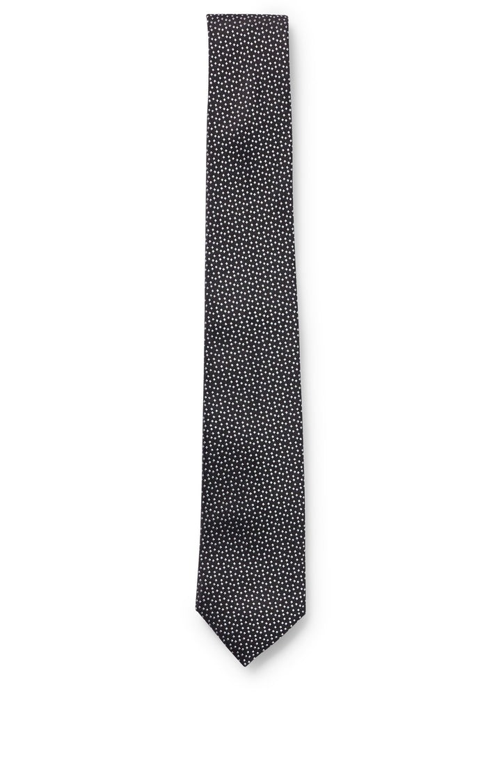 BOSS  Ties in Silk - H-TIE 7.5 CM-222 10246754 01-50485798- Concorde Fashion#color_black-001