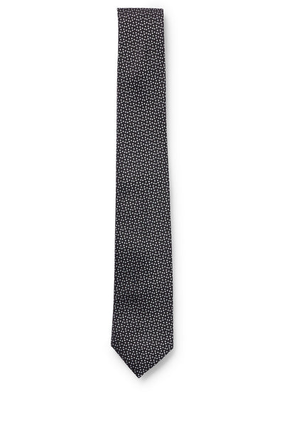 BOSS  Ties in Silk - H-TIE 7.5 CM-222 10246754 01-50485798- Concorde Fashion#color_black-001