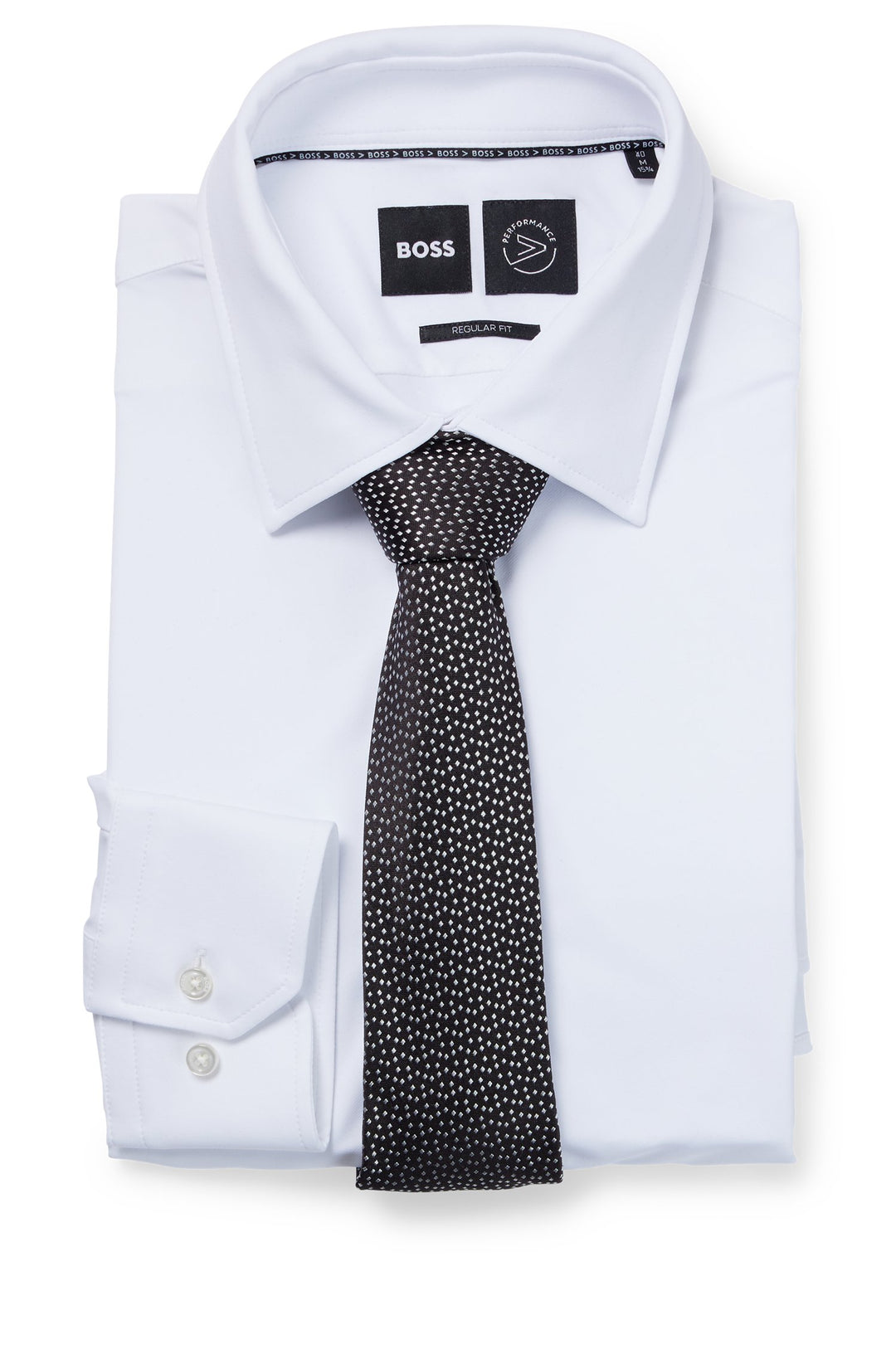 BOSS  Ties in Silk - H-TIE 7.5 CM-222 10246754 01-50485798- Concorde Fashion#color_black-001