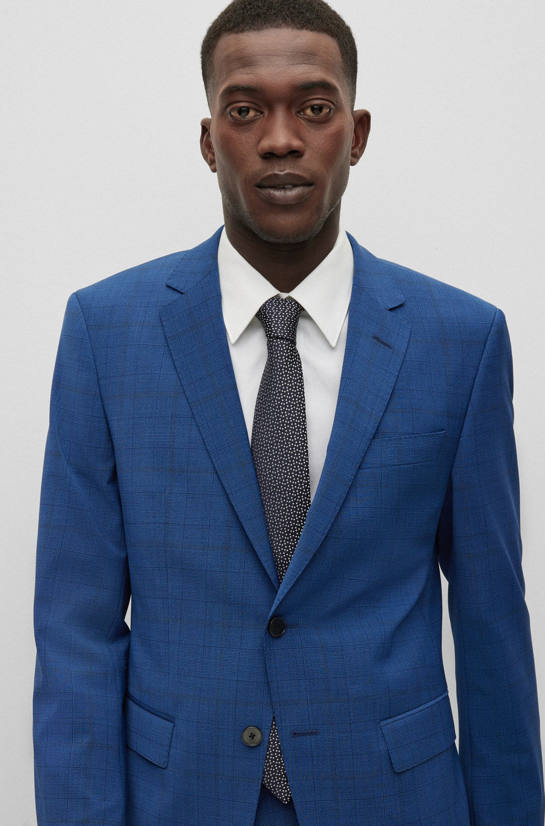 BOSS  Ties in Silk - H-TIE 7.5 CM-222 10246754 01-50485798- Concorde Fashion#color_navy-404