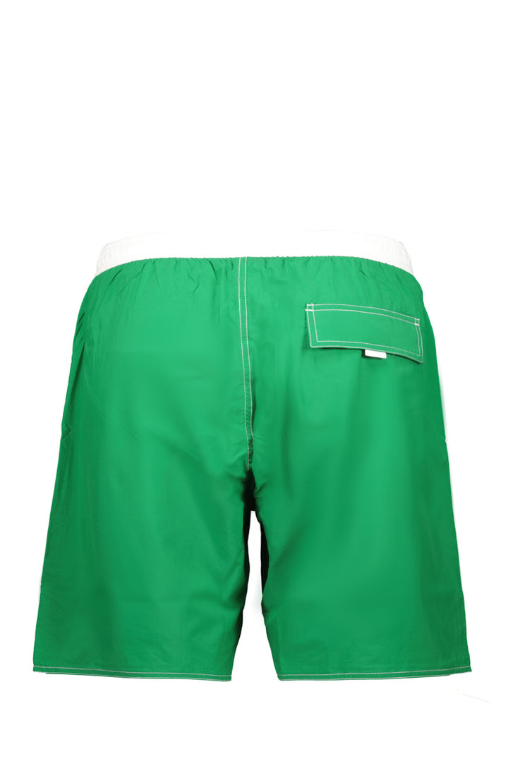Emporio Armani Regular Fit Shorts in Polyester Mix -   211753 0P414 - Concorde Fashion#color_green-01185