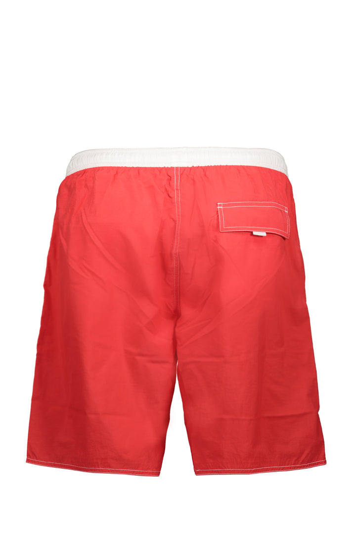 Emporio Armani Regular Fit Shorts in Polyester Mix -   211753 0P414 - Concorde Fashion#color_red-00175