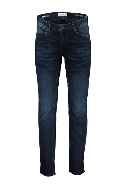 Brax Slim Fit Jeans in Cotton Mix - CHUCK 85-6457 (79 530 20) - Concorde Fashion#color_blue-22