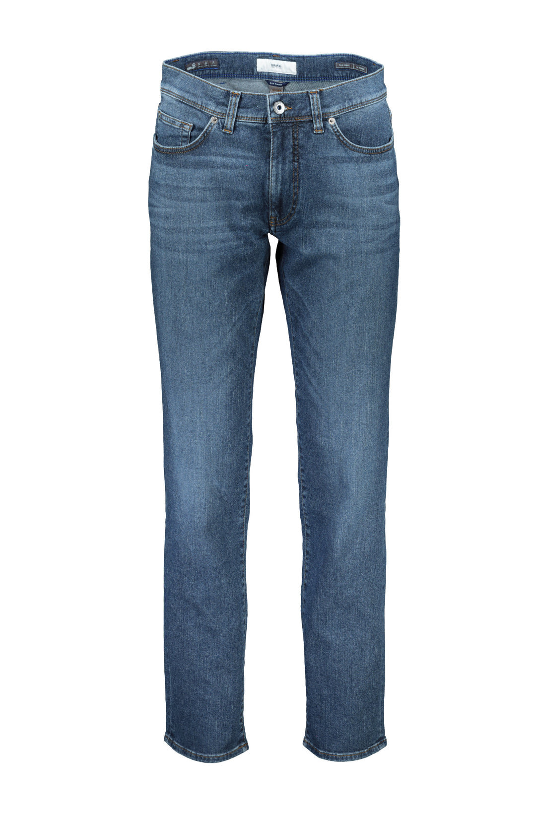 Brax Slim Fit Jeans in Cotton Mix - CADIZ 85-6507 (79 622 20) - Concorde Fashion#color_blue-26