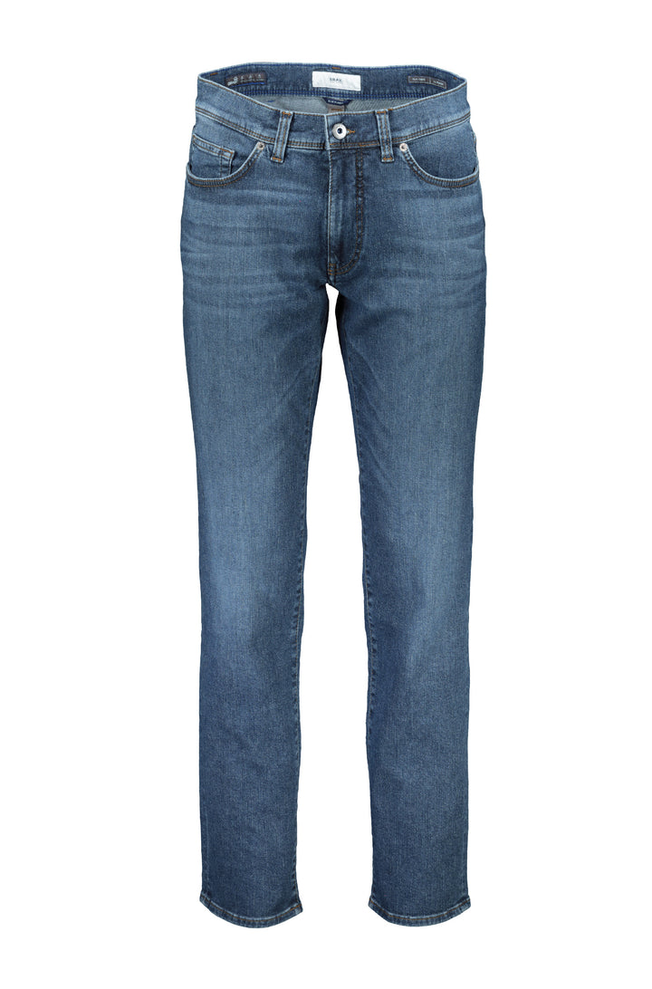 Brax Slim Fit Jeans in Cotton Mix - CADIZ 85-6507 (79 622 20) - Concorde Fashion#color_blue-26