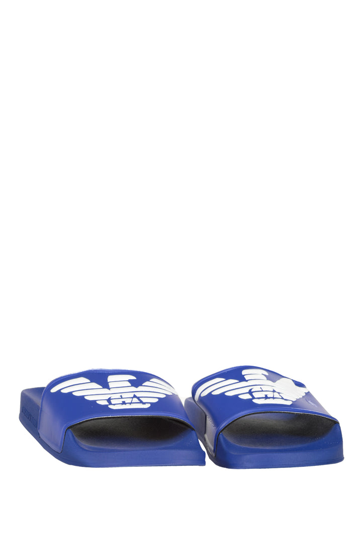Emporio Armani   Slippers in Polyester -   X4PS01 XL828 - Concorde Fashion#color_blue-m592