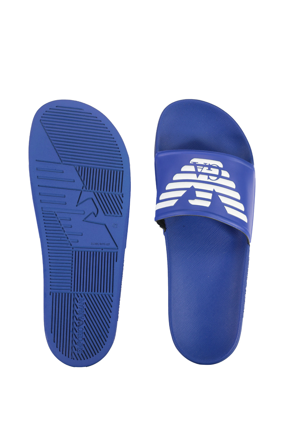Emporio Armani   Slippers in Polyester -   X4PS01 XL828 - Concorde Fashion#color_blue-m592