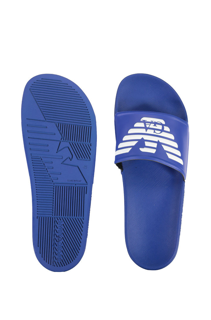 Emporio Armani   Slippers in Polyester -   X4PS01 XL828 - Concorde Fashion#color_blue-m592
