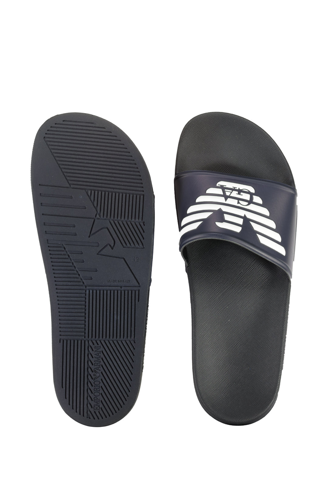 Emporio Armani   Slippers in Polyester -   X4PS01 XL828 - Concorde Fashion#color_navy-d813
