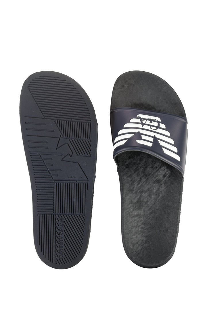 Emporio Armani   Slippers in Polyester -   X4PS01 XL828 - Concorde Fashion#color_navy-d813