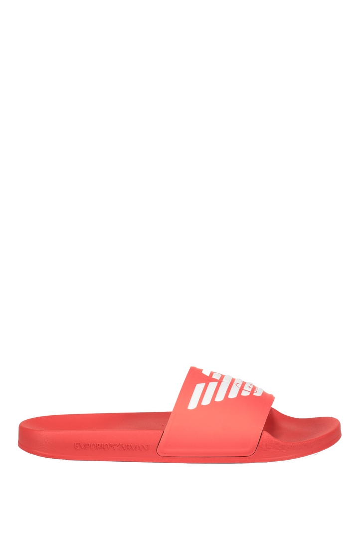 Emporio Armani   Slippers in Polyester -   X4PS01 XL828 - Concorde Fashion#color_red-m591