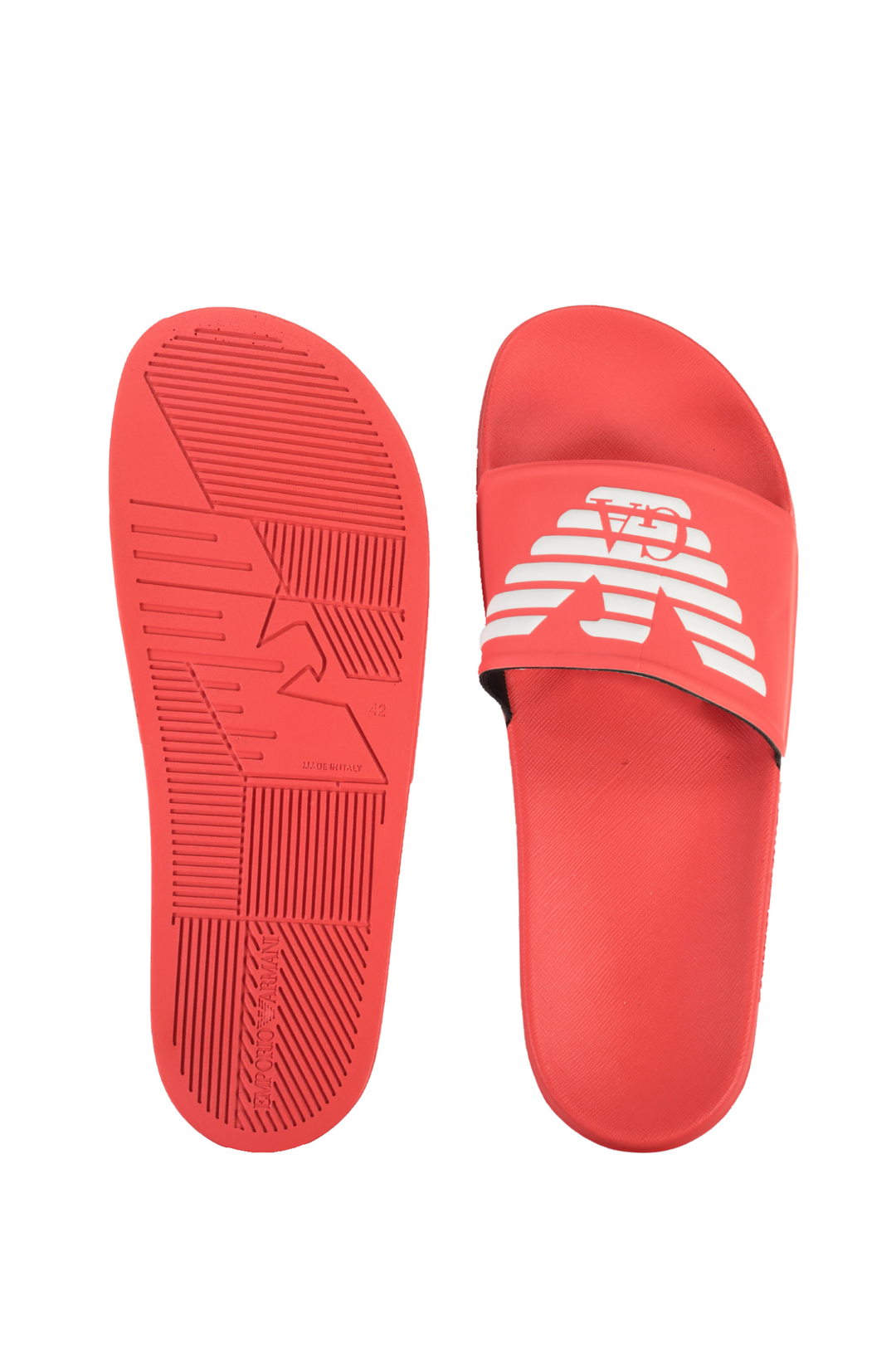 Emporio Armani   Slippers in Polyester -   X4PS01 XL828 - Concorde Fashion#color_red-m591